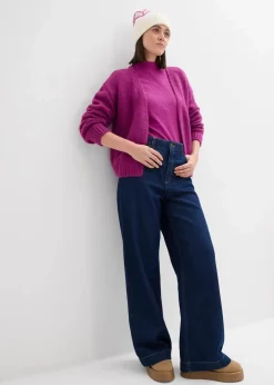 Damen bonprix Bekleidung·Umstandsmode|Strickmode|Verkürzte Oversize Grobstrickjacke