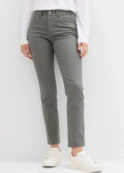 Damen bonprix Bekleidung·Kleider|Hosen|verkürzte Twill-Hose