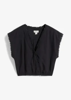 Damen bonprix Blusen & Tuniken|Shirts & Tops|Verkürztes Blusentop