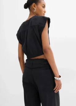 Damen bonprix Blusen & Tuniken|Shirts & Tops|Verkürztes Blusentop