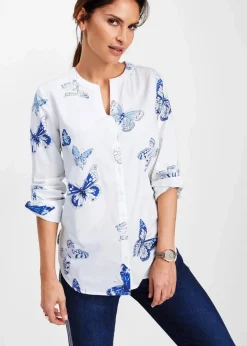 Best Viskose Bluse bedruckt Damen Bekleidung·Jacken & Mäntel|Blusen & Tuniken