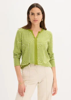 New Viskose Langarmshirt Damen Shirts & Tops