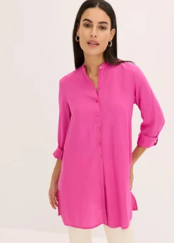 Damen bonprix Blusen & Tuniken|Nachhaltigere Materialien|Viskose Longbluse