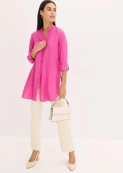 Damen bonprix Blusen & Tuniken|Nachhaltigere Materialien|Viskose Longbluse