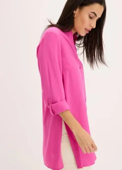 Damen bonprix Blusen & Tuniken|Nachhaltigere Materialien|Viskose Longbluse