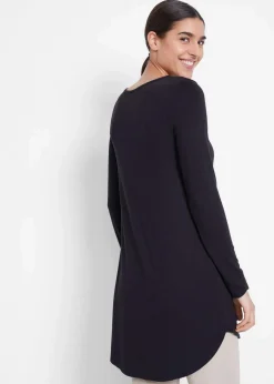 Damen bonprix Shirts & Tops|Viskose Longshirt, Langarm