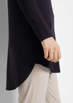 Damen bonprix Shirts & Tops|Viskose Longshirt, Langarm