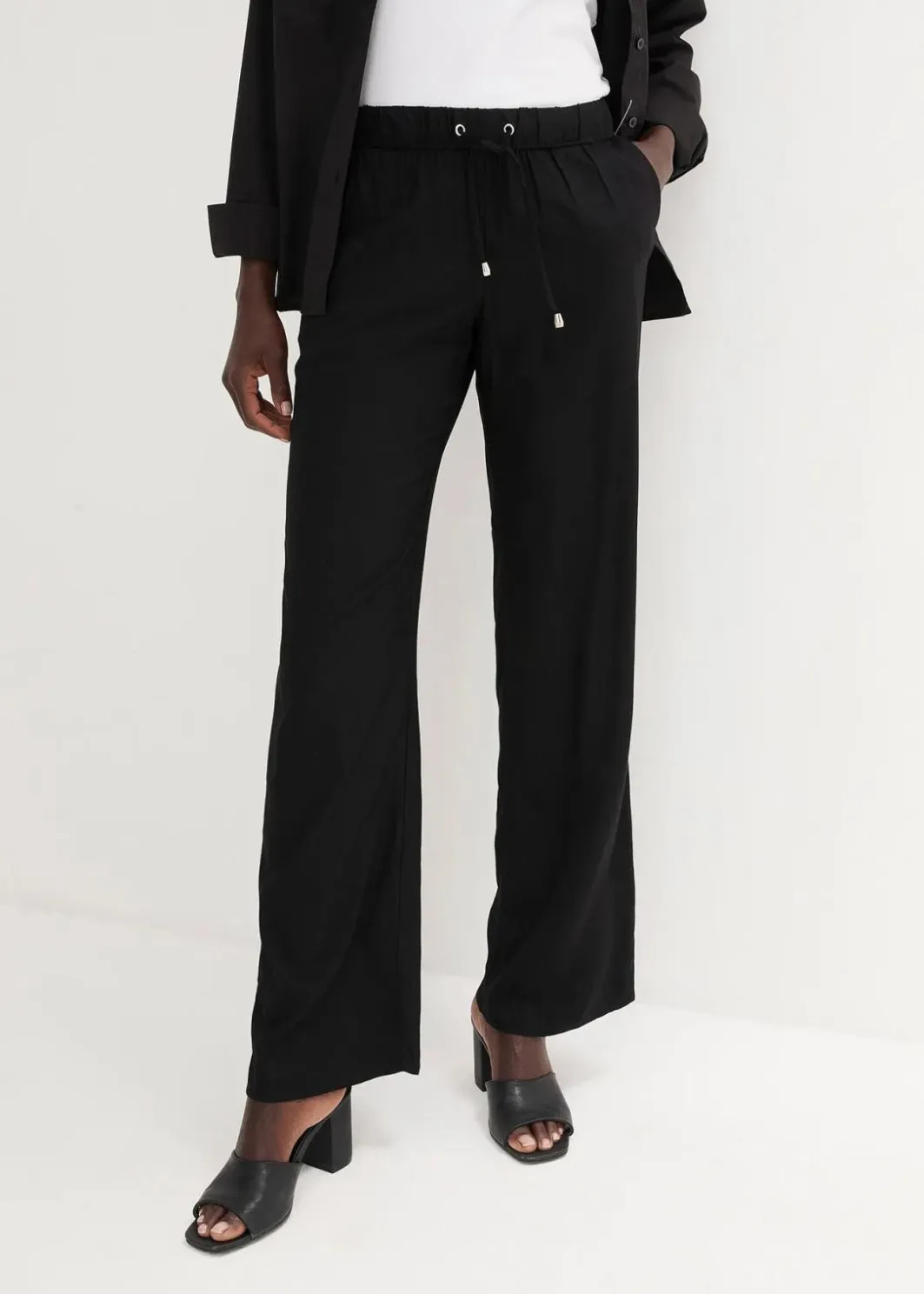 Damen bonprix Bekleidung·Kleider|Hosen|Viskose Schlupfhose