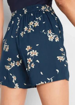 Damen bonprix Bekleidung·Outdoorbekleidung|Bekleidung·Kleider|Viskose-Shorts mit Bindegürtel (2er Pack)