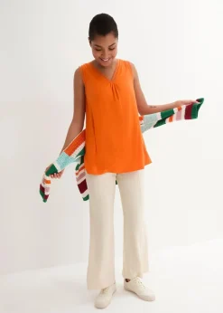 Hot Viskose-Top mit Spitze Damen Shirts & Tops