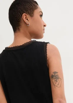 Discount Viskose-Top mit Spitze Damen Shirts & Tops