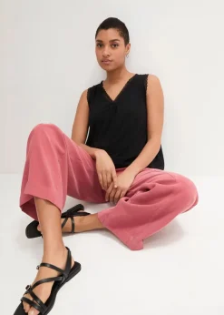 Discount Viskose-Top mit Spitze Damen Shirts & Tops