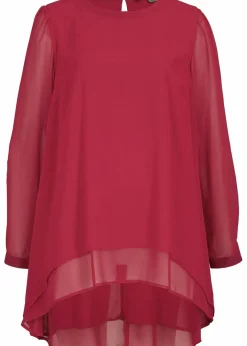 Damen bonprix Blusen & Tuniken|Bekleidung·Jacken & Mäntel|Vokuhila Long-Tunika