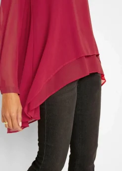 Damen bonprix Blusen & Tuniken|Bekleidung·Jacken & Mäntel|Vokuhila Long-Tunika