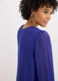 Damen bonprix Blusen & Tuniken|Bekleidung·Jacken & Mäntel|Vokuhila Long-Tunika