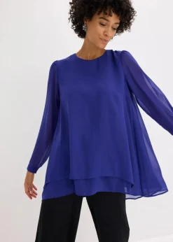 Damen bonprix Blusen & Tuniken|Bekleidung·Jacken & Mäntel|Vokuhila Long-Tunika