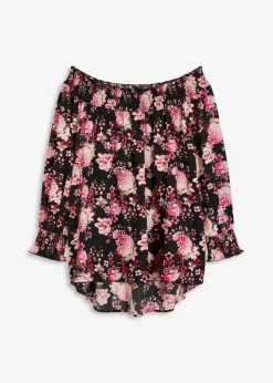 Damen bonprix Blusen & Tuniken|Bekleidung·Jacken & Mäntel|Vokuhila-Bluse