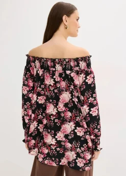 Damen bonprix Blusen & Tuniken|Bekleidung·Jacken & Mäntel|Vokuhila-Bluse
