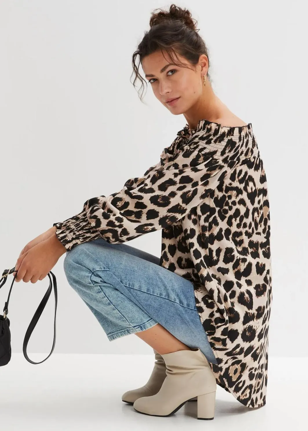 Damen bonprix Bekleidung·Jacken & Mäntel|Blusen & Tuniken|Vokuhila-Bluse
