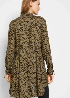 Damen bonprix Bekleidung·Jacken & Mäntel|Blusen & Tuniken|Vokuhila-Bluse aus reiner Viskose