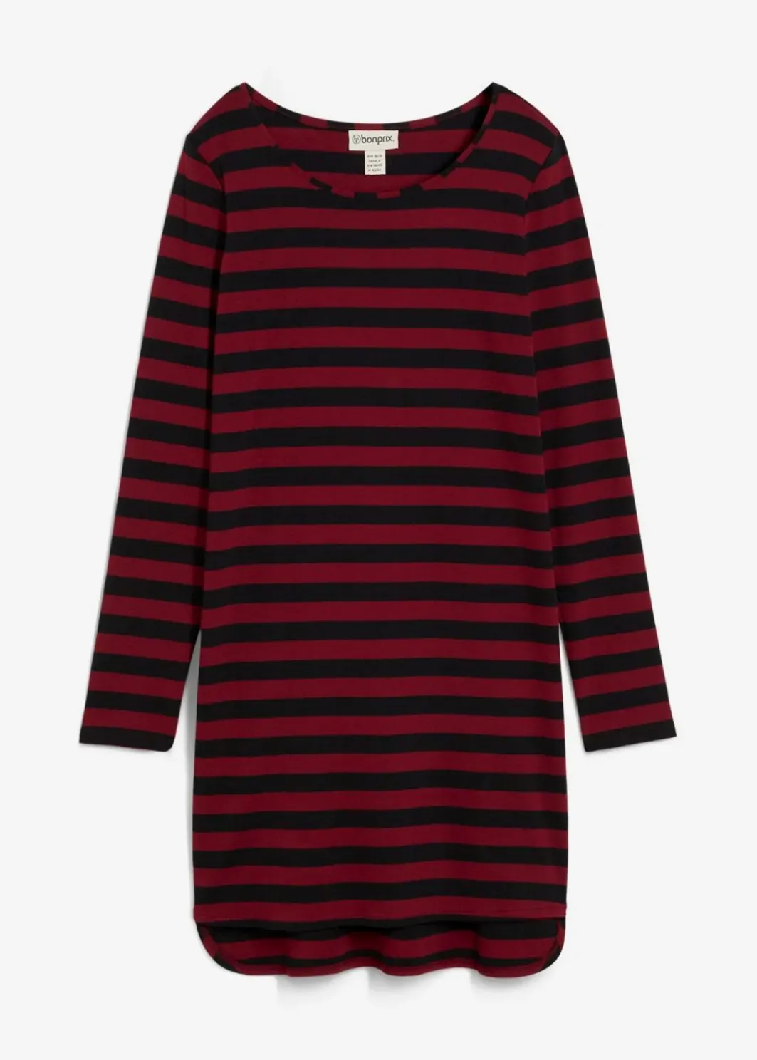 Damen bonprix Bekleidung·Röcke|Basics|Vokuhila-Kleid aus schwerer reiner Baumwolle