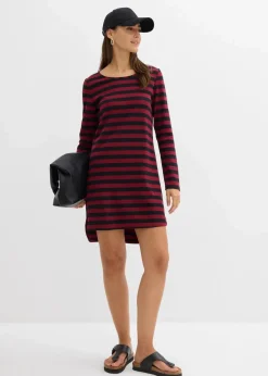 Damen bonprix Bekleidung·Röcke|Basics|Vokuhila-Kleid aus schwerer reiner Baumwolle