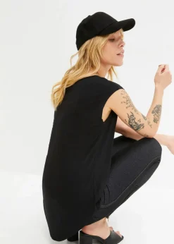 Discount Vokuhila-Shirt aus fließendem Viskosemix Damen Shirts & Tops|Nachhaltigere Materialien