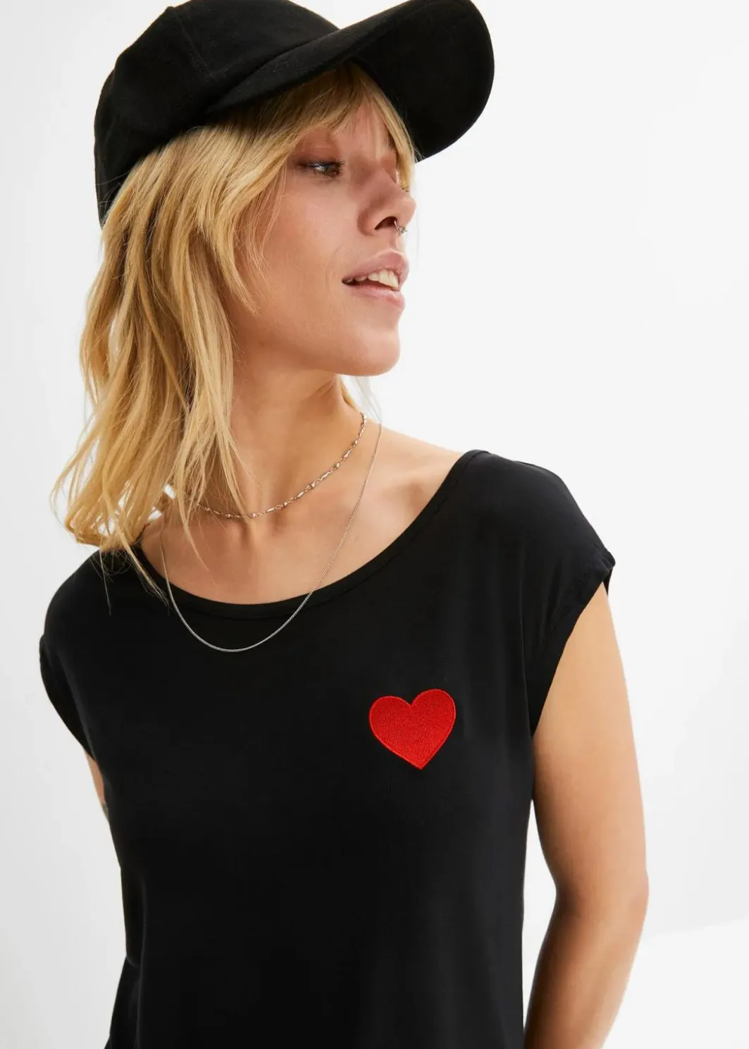 Discount Vokuhila-Shirt aus fließendem Viskosemix Damen Shirts & Tops|Nachhaltigere Materialien