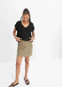 Damen bonprix Shirts & Tops|Vokuhila-Top
