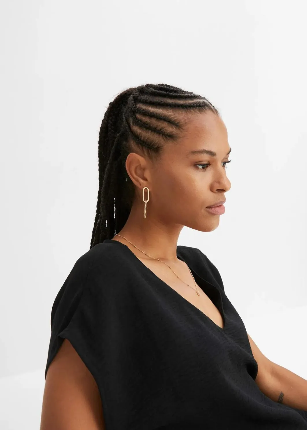 Damen bonprix Shirts & Tops|Vokuhila-Top