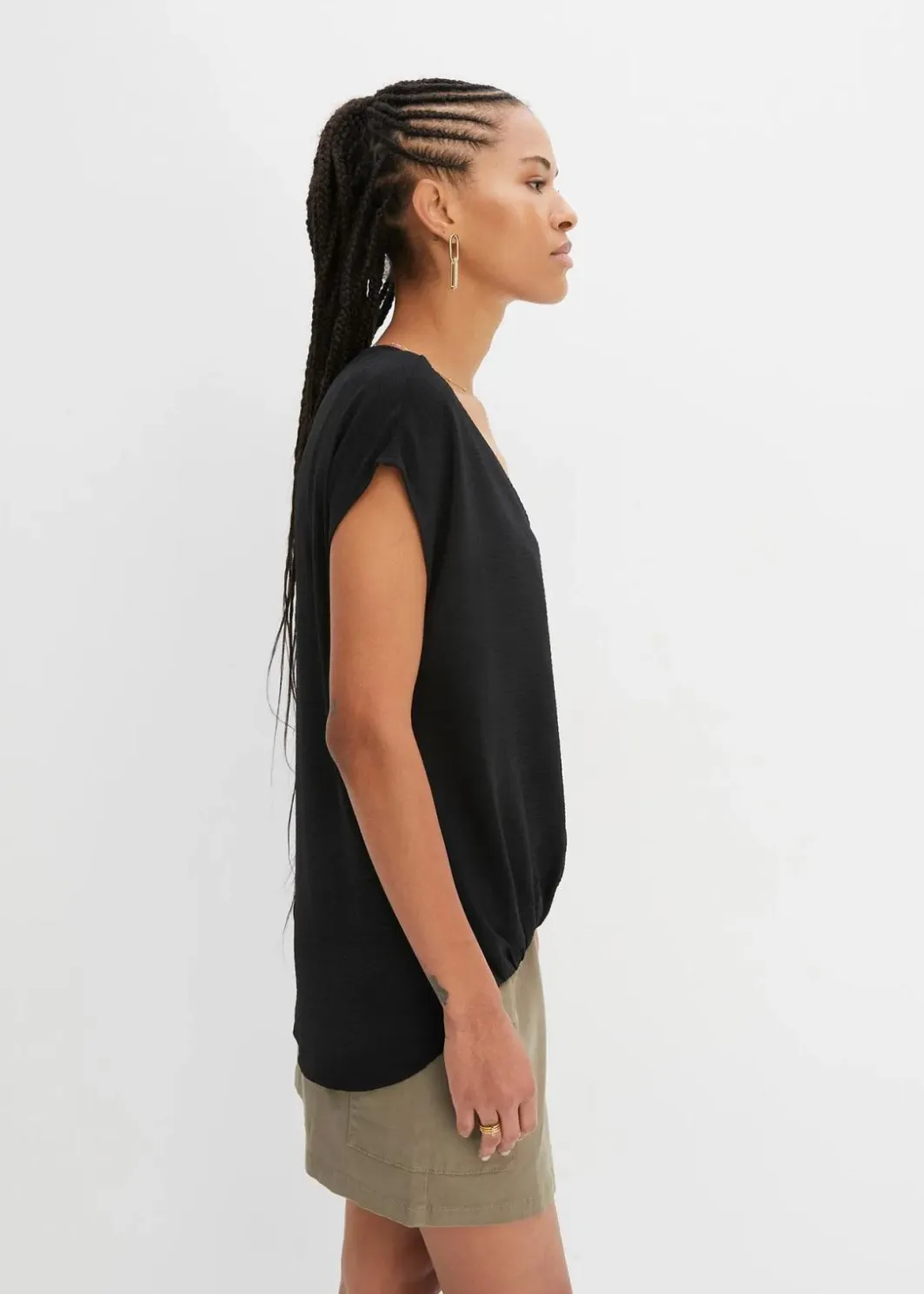Damen bonprix Shirts & Tops|Vokuhila-Top