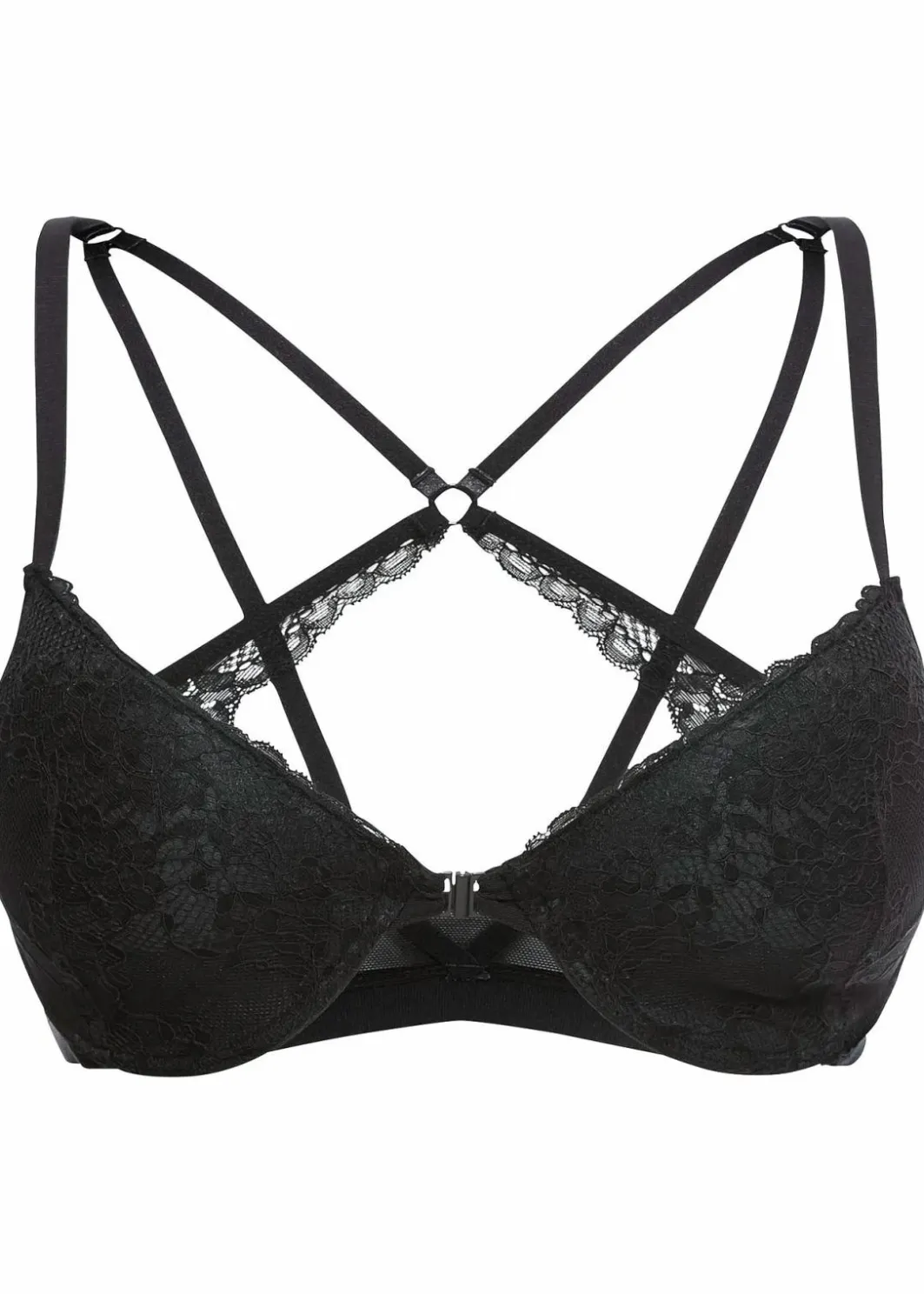New Vorderverschluss Schalen BH mit Racerback Damen Bhs|Dessous