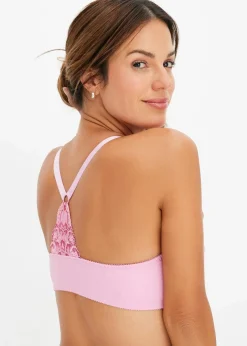 Damen bonprix Wäsche·Dessous|Wäsche·Große Cups D-H|Vorderverschluss-BH aus zarter Spitze