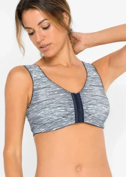 Outlet Vorderverschluss-BH ohne Bügel mit Bio-Baumwolle (2er-Pack) Damen Große Cups D-H|Nachhaltigere Materialien
