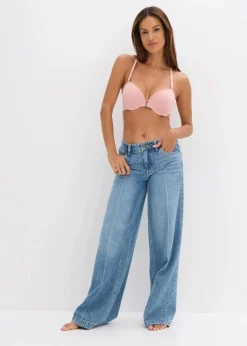 Damen bonprix Bhs|Baumwollunterwäsche|Vorderverschluss-Schalen BH mit Bügel mit Baumwolle (2er Pack)