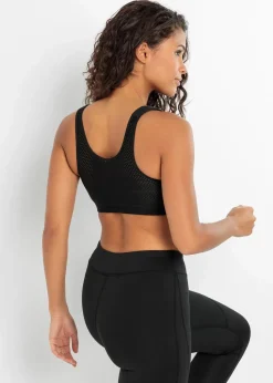 Discount Vorderverschluss-Sport-BH mit starkem Halt Damen Große Cups D-H|Sportbekleidung