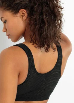 Discount Vorderverschluss-Sport-BH mit starkem Halt Damen Große Cups D-H|Sportbekleidung