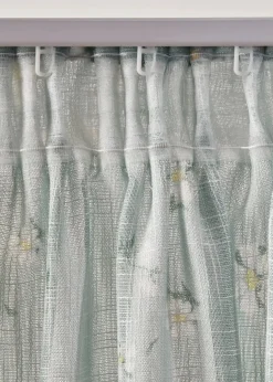 bonprix Vorhänge|Vorhang aus recyceltem Polyester mit Blumendruck (1er Pack)