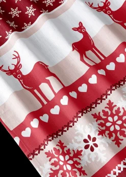 bonprix Vorhänge|Weihnachtsdeko & -Textilien·Gardinen|Vorhang mit Elch Druck(1er Pack)