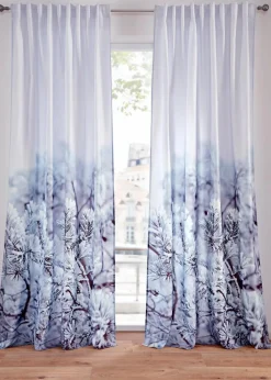 bonprix Vorhänge|Weihnachtsdeko & -Textilien·Gardinen|Vorhang mit recyceltem Polyester mit Wintermotiv (1er Pack)