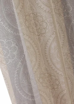 Discount Vorhang mit Streifen mit recyceltem Polyester (1er Pack) Vorhänge