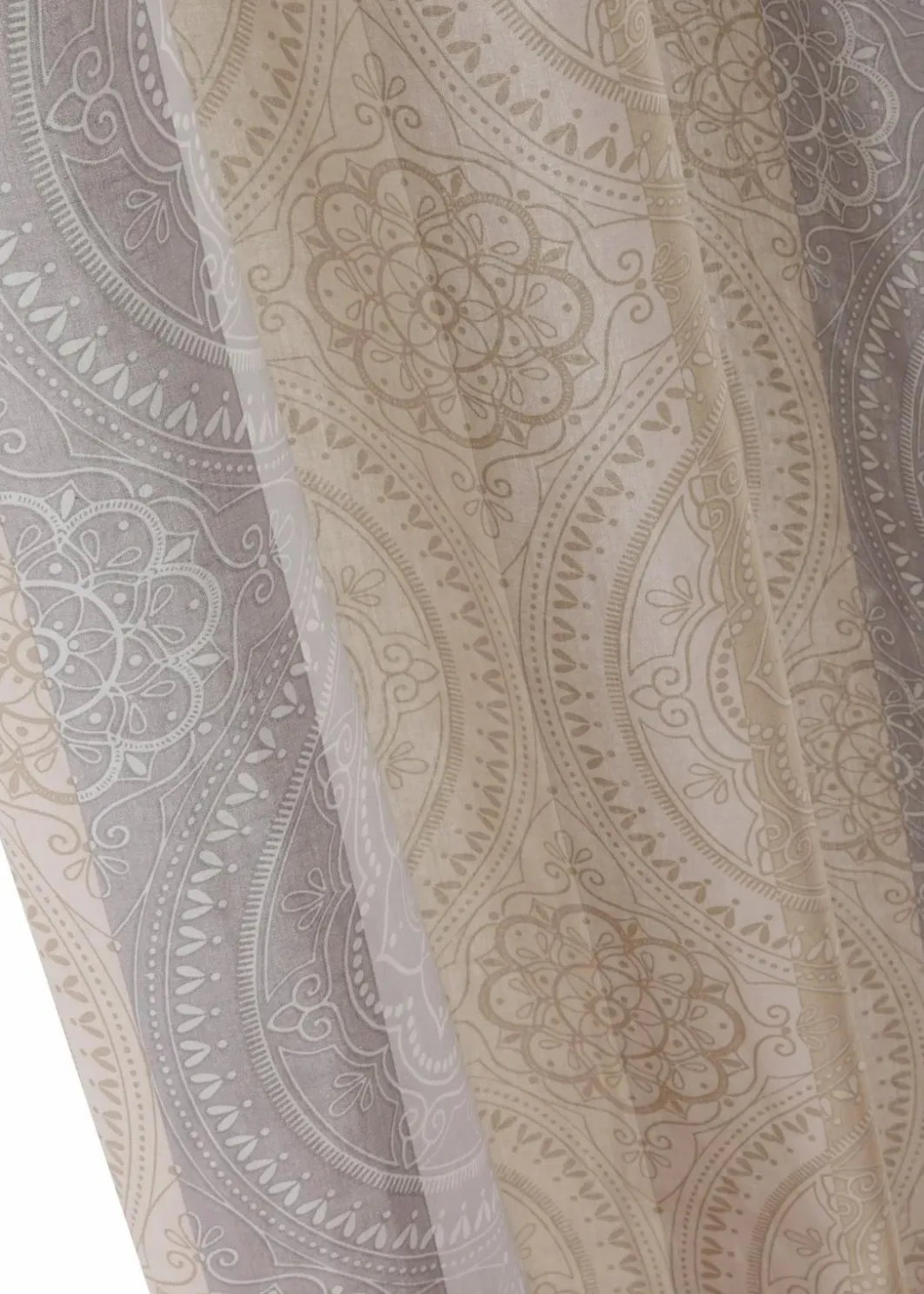 Discount Vorhang mit Streifen mit recyceltem Polyester (1er Pack) Vorhänge