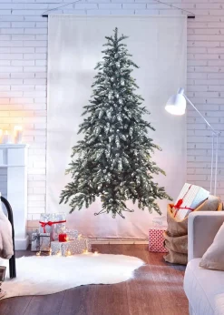 bonprix Vorhänge|Weihnachtsdeko & -Textilien·Gardinen|Vorhang mit Tannenbaum Druck (1er Pack)