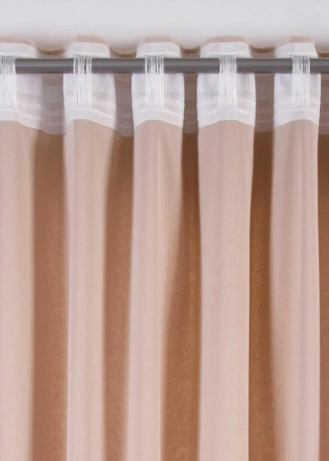 bonprix Vorhänge|Vorhang mit weicher Bouclé Struktur (1er Pack)