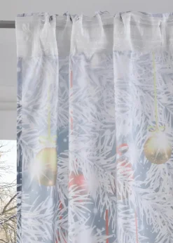 bonprix Weihnachtsdeko & -Textilien·Gardinen|Vorhänge|Vorhang mit weihnachtlichem Druck (1er Pack)