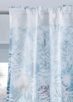 Discount Vorhang mit weihnachtlichem Druck (1er Pack) Weihnachtsdeko & -Textilien·Gardinen|Vorhänge