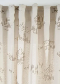Outlet Vorhang mit Winterlandschaft, auch in extralang (1er Pack) Vorhänge|Weihnachtsdeko & -Textilien·Gardinen