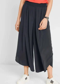 Damen bonprix Nachhaltigere Materialien|Hosen|Wadenlange Culotte aus nachhaltiger Viskose