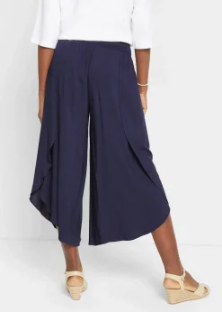 Damen bonprix Nachhaltigere Materialien|Hosen|Wadenlange Culotte aus nachhaltiger Viskose