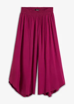 Outlet Wadenlange Culotte aus nachhaltiger Viskose Damen Nachhaltigere Materialien|Hosen